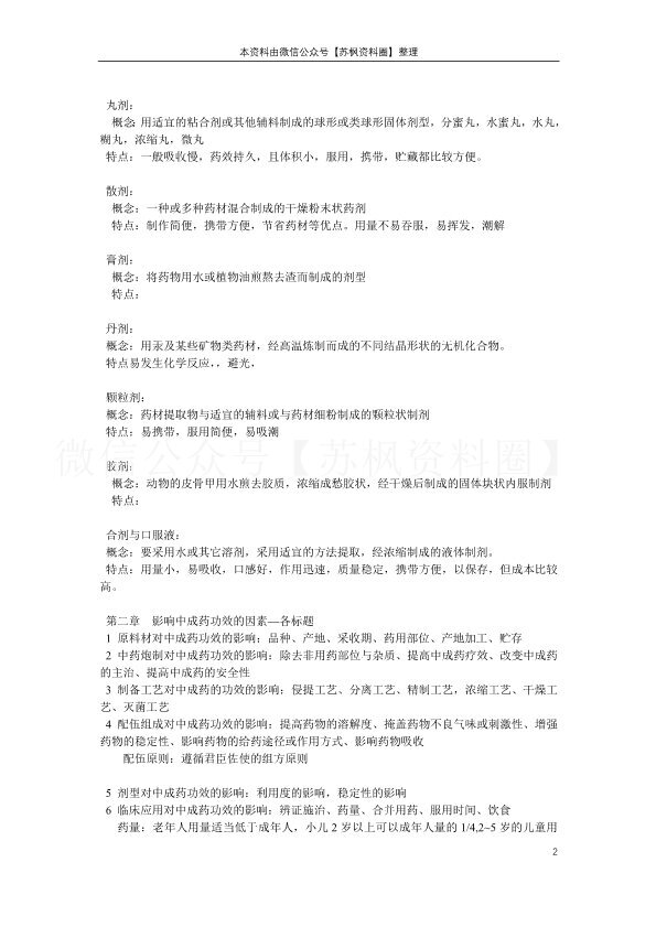 中成药学